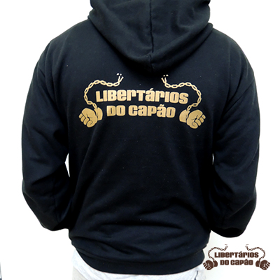 Kit Moletom e Camiseta Libertários do Capão
